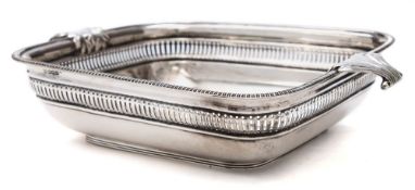 An early 20th century silver dish, maker George Howson, Sheffield,