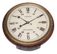 Obren, Croscombe, a Georgian wooden dialled wall clock: the eight-day duration,