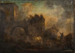 Manner of Philips Wouverman [18th Century]- Figures,