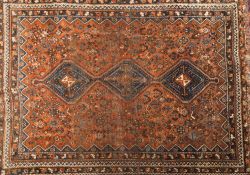 A Shiraz rug:,