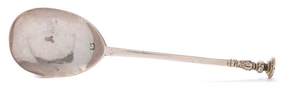 A late 16th Century silver seal-top spoon,
