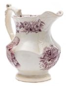 An early 19th century '1832 Reform Bill' pottery jug: of rounded hexagonal form,