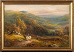 George Turner [1843-1910]- On The Hillside, Capel Curig,