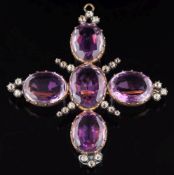 A late 19th century gold, silver,