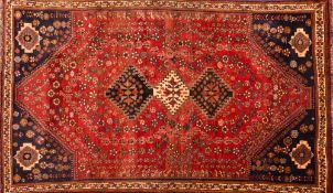 An Iranian carpet of Shiraz design:,