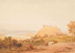 Henry Gastineau [1791-1876]- Plough team in an extensive landscape,