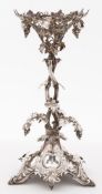 A Victorian silver table centrepiece, maker Edward & John Barnard, London,