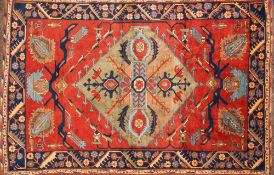 A contemporary Caucasian carpet:, of small size,