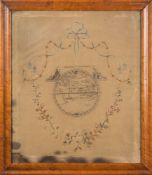 An early 19th century silkwork picture,