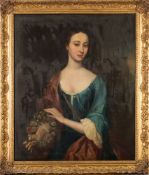 Circle of Joseph Highmore [1692-1780]- A portrait of a young lady,