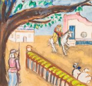 Manner of Marc Chagall [20th Century]- North African camp,
