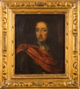 Circle of Sir Godfrey Kneller [1646-1723]- A portrait of William III (William of Orange):- oil on