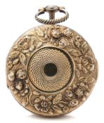 A George III silver gilt vinaigrette, maker Samuel Pemberton, Birmingham, 1819: of circular form,