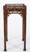 A 19th Century mahogany square urn table:,