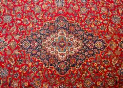 A Kashan carpet:,