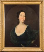 English School 18th Century- A portrait of the Honourable Henrietta Nairne [1714-1802]- eighth