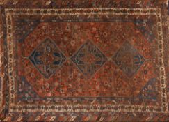 A Shiraz rug:,