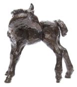 Just Andersen, Danish, [1884-1943} foal, bronze: of dark brown patination, one hoof stamped Just,