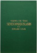 LEAR, Edward - Views in the Seven Ionian Islands : a facsimile of the original 1863 edition, org.