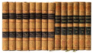CRABBE, George - The Poetical Works : 8 vol, set, full gilt calf with contrasting labels, 8vo,