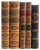 CARLYLE, Thomas - Oliver Cromwell's Letters and Speeches : 2 vols, full calf, extra illustrated,