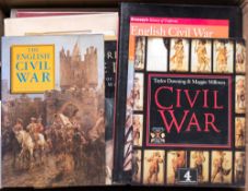 ENGLISH CIVIL WAR : a large box of books relating to the Civil War