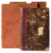 MANUSCRIPT COOKERY BOOK : half calf, 144 pages, 8vo, mid-nineteenth cent.