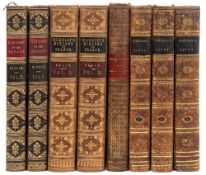 JOHNSON, Samuel - The Lives of the Most Eminent English Poets : 3 vol. set, cont. calf, 8vo, 1801.