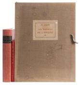 VIBERT, Pierre Eugene - Dix Paysages De L'Yveline : 8 mounted coloured gravures signed in the plate,