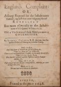 GATFORD, Lionel. Englands Complaint: or, a Sharp Reproof...