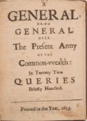 COMMONWEALTH .... A General, or, no General over The Present Army of the common-wealth ...