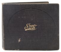 AIRCRAFT : a photograph album of 1930s biplanes, 270 small photographs in an album neatly captioned,