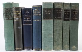 ROSKILL, Captain S.W - The War At Sea 1939-1945 : 3 vols. in 4, plates, maps, etc, org.