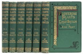 PRATT, Anne - The Flowering Plants, Grasses, Sedges, and Ferns of Great Britain : 6 vol set,