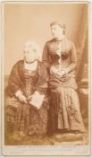 QUEEN VICTORIA : (1819-1901) - Queen Victoria with Princess Beatrice of Battenberg,