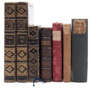 JOHNSON, Samuel - The Lives of the English Poets : 2 vols, 2 frontis, 2 eng. title-pages, cont.