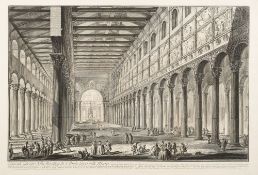 PIRANESI, Giovanni Battista : (1720-1774) - three etched prints,