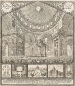 PANINI, Francesco : (1745-1812) four large copper engraved prints of the Vatican,