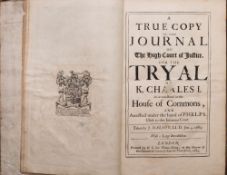 NALSON, John. A True Copy of the Journal of the High Court of Justice, for the Tryal of K.