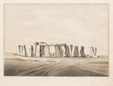 WATERCOLOURS : a small group of early 19th century topographical w/cols, one signed ' C. Lyell.