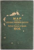 WATERLOW & Sons : Map Showing the Canadian Northern Railway & the Railway Systems of Canada, fold.