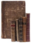 EXETER ACTS : a bound volume of acts of Parliament relating to Exeter - half calf worn, folio,
