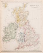 DOWER, John - A New General Atlas of Modern Geography : one plate, 51 hand coloured maps,