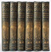 MORRIS, F. O - A History of British Birds : 6 vol. set, hand coloured plates, org.