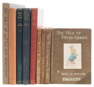 POTTER, Beatrix - The Tale of Little Pig Robinson : colour plates, org. cloth, 4to, Warne, 1930.