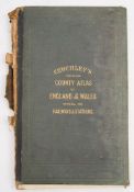 CRUCHLEY'S County Atlas of England & Wales : 46 coloured double-page maps, loose in org.