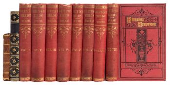 MORRIS, F.O - A History of British Birds : 8 vol. set, hand coloured plates, org.