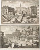 FLORENCE : ' Palazzo Pitti Detto Palazzo Vechio in Firenze,' large lithograph 510 x 415 mm,
