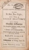 (ANON). Hinc Illae Lachrymae: or, England's Miseries .... London, Printed for J. Johnson, 1692. 8vo.