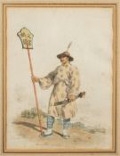 ALEXANDER, William - Four hand coloured aquatints of Chinese costume : f & g, 1797-1801.